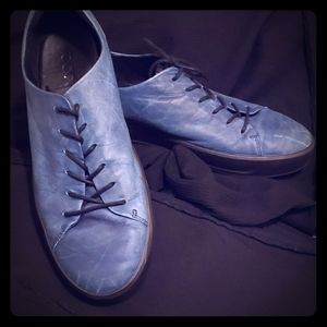 Blue shoes